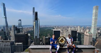 Fifa leva Palmer e Dembélé ao alto de NY para recriar foto histórica antes da final do Mundial