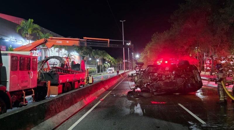 Light auxilia em resgate após grave acidente na Estrada da Gávea