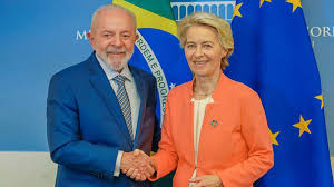 Lula conversa com Ursula von der Leyen sobre expectativa de concluir acordo Mercosul-União Europeia