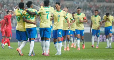 Ataque brilha e seleção brasileira goleia a Coreia do Sul por 5 a 0
