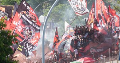 ‘AeroFla’ tem ‘mar vermelho e preto’, histeria com ônibus e confusão no fim