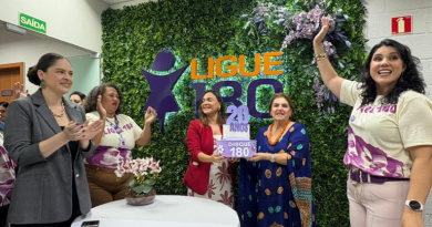 No Dia Internacional pelo Fim da Violência contra as Mulheres, ministra Márcia Lopes visita Central do Ligue 180