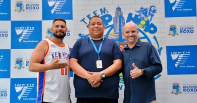 Trem do Hip-Hop agitou a Estação Ferroviária  de Belford Roxo com muita música, break, grafite e cultura