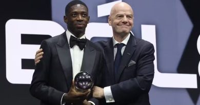 Fifa The Best 2025: Dembélé, do PSG, é eleito melhor jogador do mundo