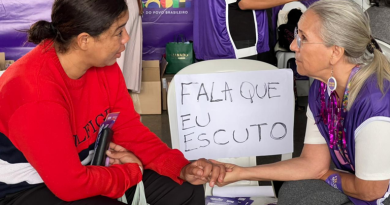 “Violência não é natural” reforça a ministra das Mulheres durante a abertura da Tenda Lilás