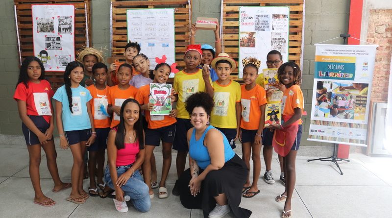 Alunos do Projeto Vinde a Mim participam de mostra literária com oficinas de literatura e contação de história na Tijuca