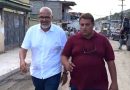 Secretário de Belford Roxo acompanha obras de saneamento e asfalto no bairro Vila Verde