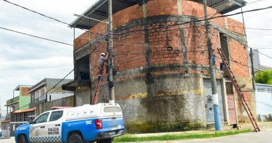 Secretaria de Segurança Pública apoia ação da Claro para restaurar  pontos de internet cortados por criminosos no Morro da Palmeira