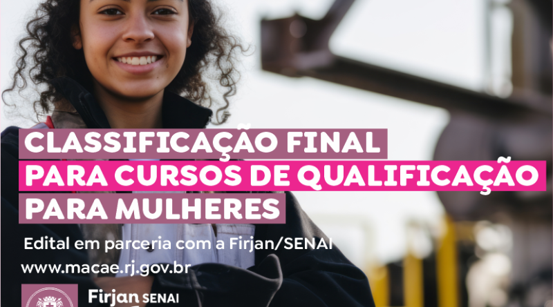 Qualifica Mulher: Secretaria divulga resultado e orienta sobre matrículas nos cursos exclusivos