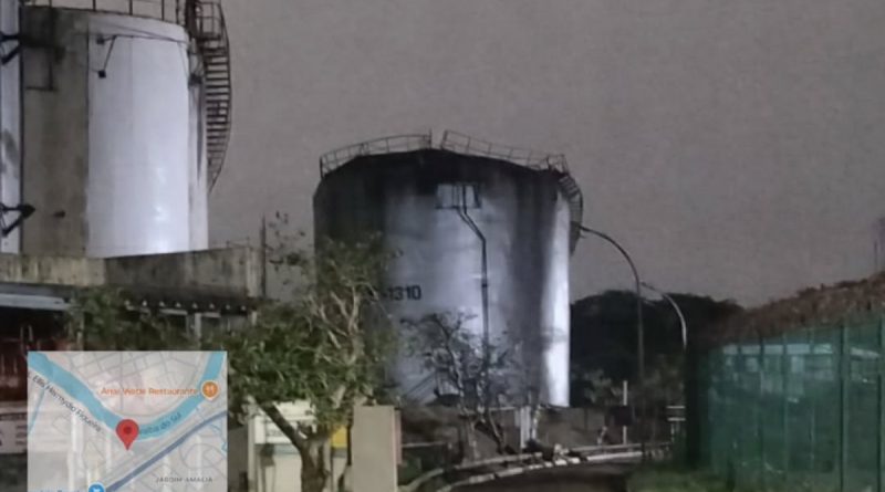 Explosão em tanque de combustível deixa ferido em Volta Redonda