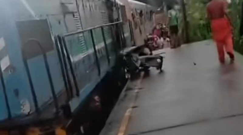 Colisão entre trem e carro deixa uma pessoa morta em Magé