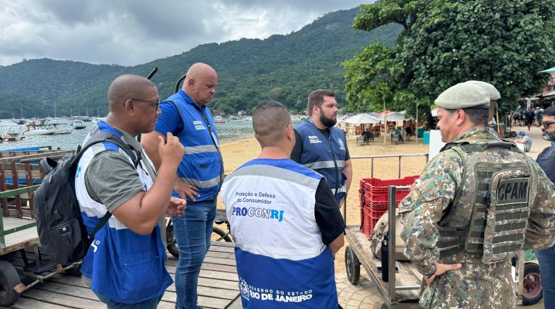 Fiscalização reforça segurança em destino turístico e encontra mais de 200 quilos de alimentos impróprios para o consumo na Costa Verde