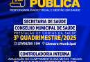 Audiência Pública 3º Quadrimestre de 2025 – Saúde e Controladoria Interna