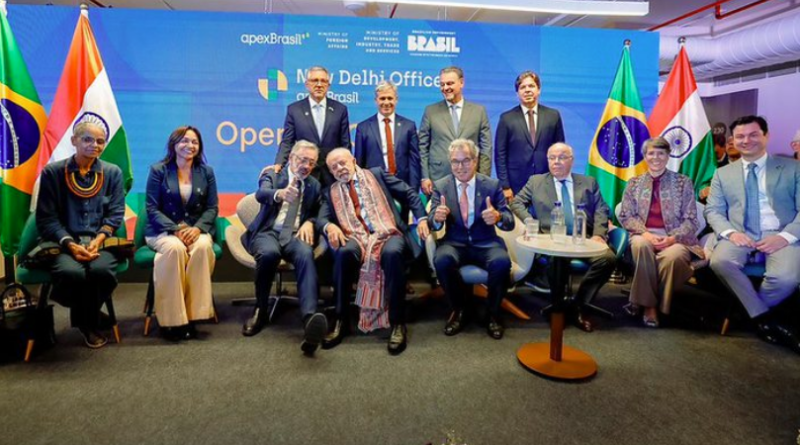 Lula inaugura escritório da Apex em Nova Délhi, antes de seminário com empresários