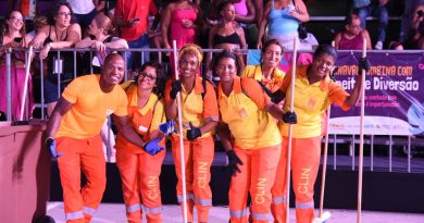 Companhia de Limpeza de Niterói recolhe mais de 3 toneladas de resíduos do Caminho Niemeyer durante o Carnaval