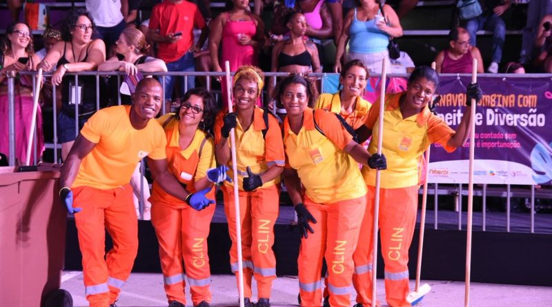 Companhia de Limpeza de Niterói recolhe mais de 3 toneladas de resíduos do Caminho Niemeyer durante o Carnaval