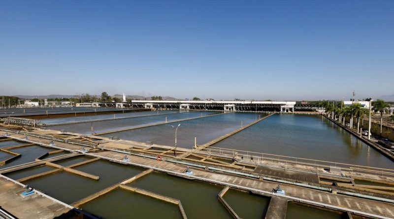 Cedae faz manutenção emergencial em tubulação na ETA Guandu