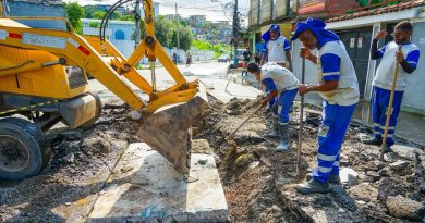 Prefeitura de Meriti atua na limpeza e manutenção das ruas afetadas pela chuva em Venda Velha