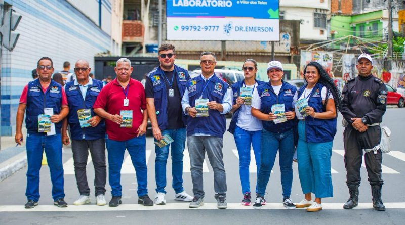Campanha “Transporte Legal, Rota Segura” orienta comunidade escolar no Centro de Meriti