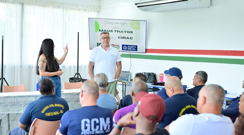 Guarda Municipal de Porto Real recebe capacitação sobre prevenção aos maus-tratos a animais