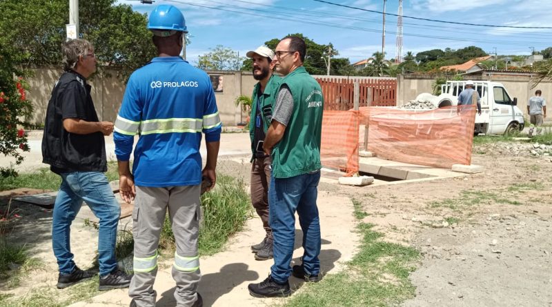 Núcleo de Fiscalização de Saneamento aldeense realiza vistoria de rotina