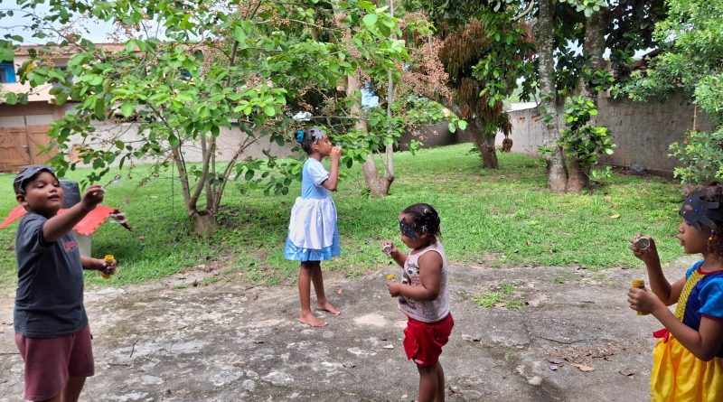 CRAS Alecrim promove atividade de integração com crianças do SCFV em São Pedro da Aldeia