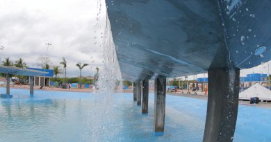 Governo do Estado: Para amenizar o calor, cascata é destaque entre as atrações do Parque RJ Nosso Sonho, em São Gonçalo