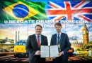 Brasil e Reino Unido firmam parceria para cooperação ferroviária