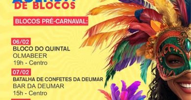 Pré-carnaval de Três Rios começa nesta sexta-feira com blocos de rua