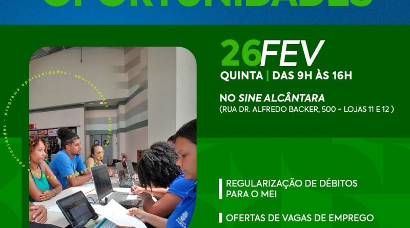 São Gonçalo: Prefeitura oferece vagas de emprego em mais uma edição do Oportunidades