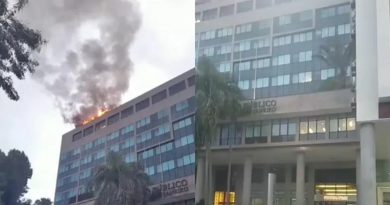 Incêndio atinge sede do Ministério Público na região central do Rio