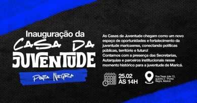 Prefeitura de Maricá inaugura Casa da Juventude em Ponta Negra nesta quarta-feira (25/02)