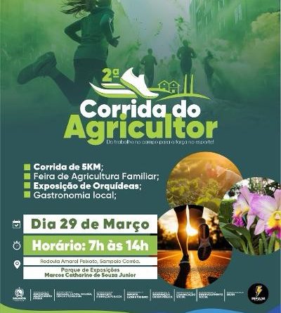 Saquarema: 2ª Corrida do Agricultor, Exposição de Orquídeas e Feira do Produtor Rural acontecem em Sampaio Corrêa com entrada gratuita