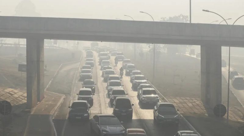 Concentração de poluentes no ar ultrapassa limites em todo o país