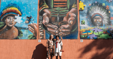 Murais celebram cultura Kaingang em Gramado com investimento do Ministério da Cultura no Rio Grande do Sul