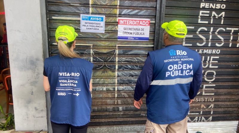 Prefeitura interdita restaurante em Ipanema