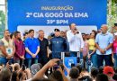 Prefeito de Belford Roxo Márcio Canella inaugura 2ª Companhia de Polícia, uma praça e o Campo do Vicentão no Gogó da Ema