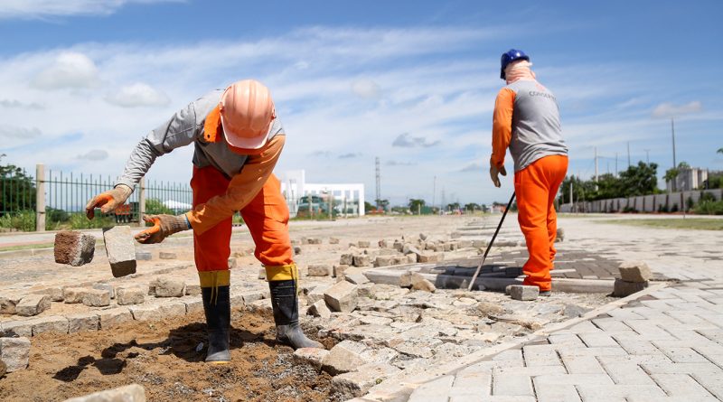 Obras na área de acesso do Parque Ecológico avançam em Campos