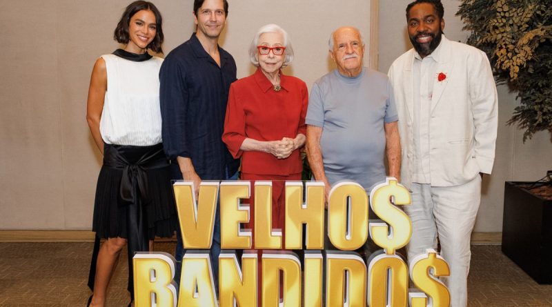 Elenco de ‘Velhos Bandidos’ se reúne no Rio para evento do filme