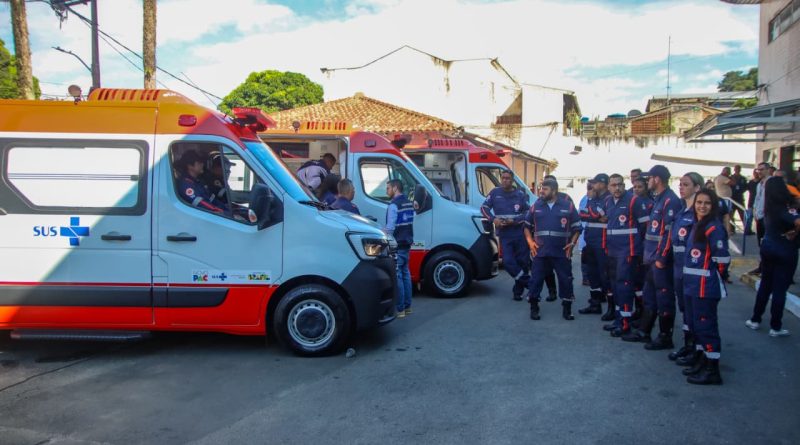 Mangaratiba recebe três novas ambulâncias e reforça atendimento de urgência