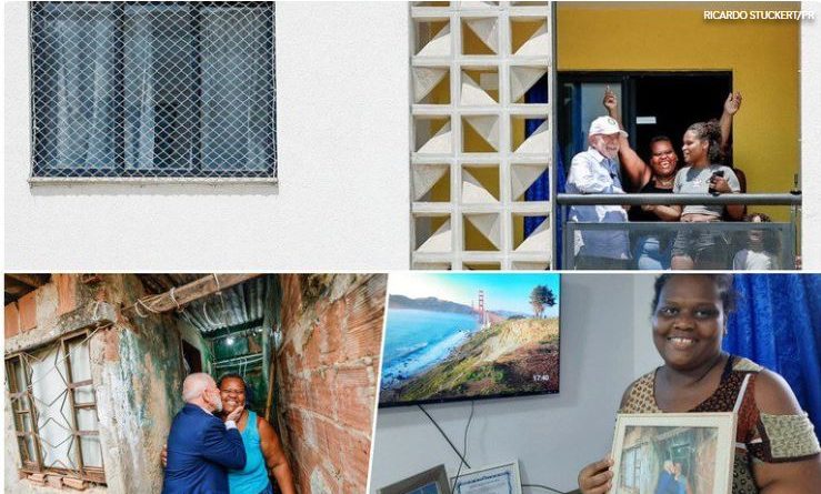 Políticas sociais mudam história de Mariza, revisitada pelo presidente Lula no Rio