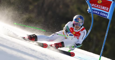 Lucas Pinheiro é campeão do slalom gigante na 1ª etapa da Copa do Mundo após ouro olímpico