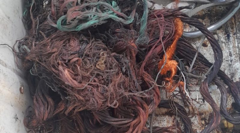 Ferro-velho com 70 kg de cobre é interditado em Cordovil
