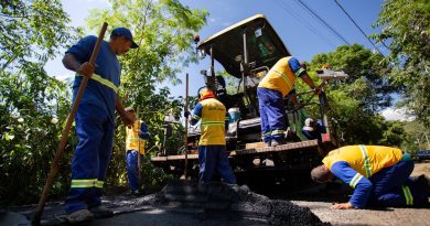 Volta Redonda: Estrada da União começa a receber nova pavimentação asfáltica