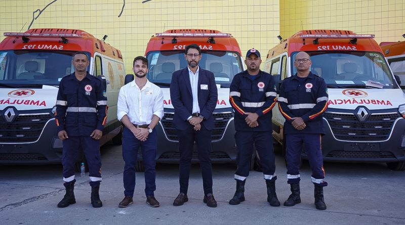 Nova Iguaçu amplia frota do SAMU com a chegada de três novas ambulâncias