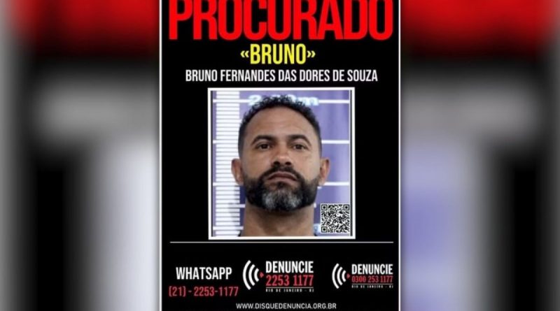MPRJ pede à Justiça que goleiro Bruno volte à prisão em regime fechado