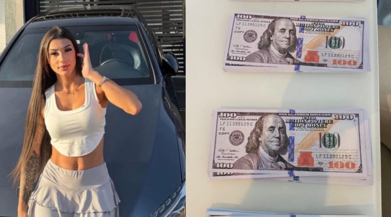 Influencer Bia Miranda é alvo de operação da Polícia Civil por promover jogos ilegais com dólares de mentira