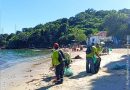 Prefeitura de Búzios realiza força-tarefa para limpeza de praias atingidas por gigogas neste domingo