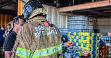 Governo do Estado mobiliza mais de 40 bombeiros para combater incêndio no Ceasa
