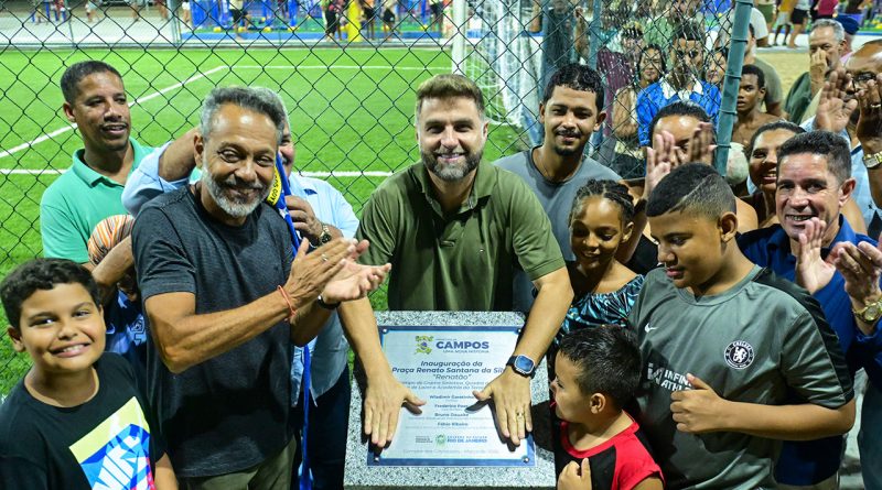 Prefeitura inaugura 33ª praça e entrega novo espaço de lazer em Dores de Macabu